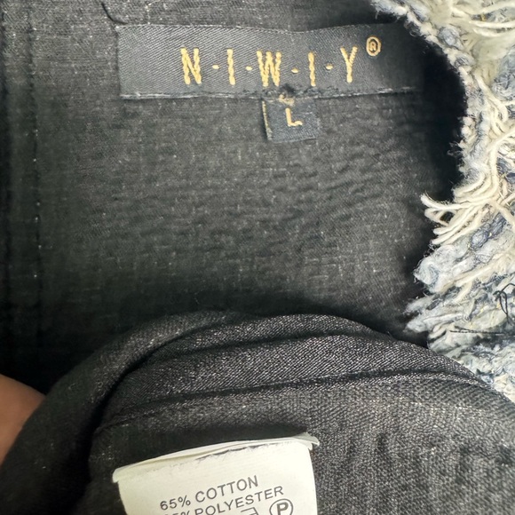 N.I.W.I.Y. Tweed Sleeveless Dress with Pearl Accents.   #63 - Picture 11 of 11